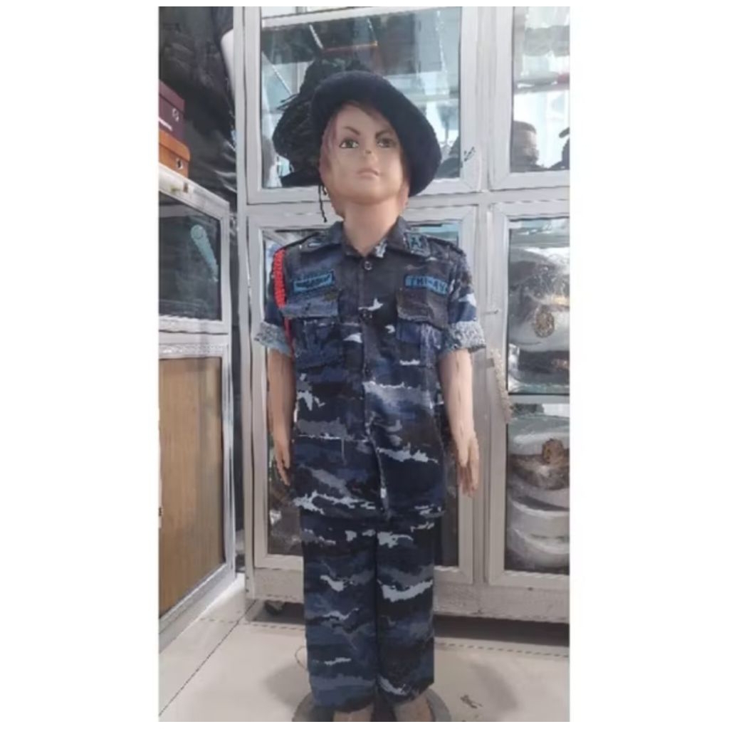 STELAN KARNAVAL ANAK TNI AU LORENG LENGKAP