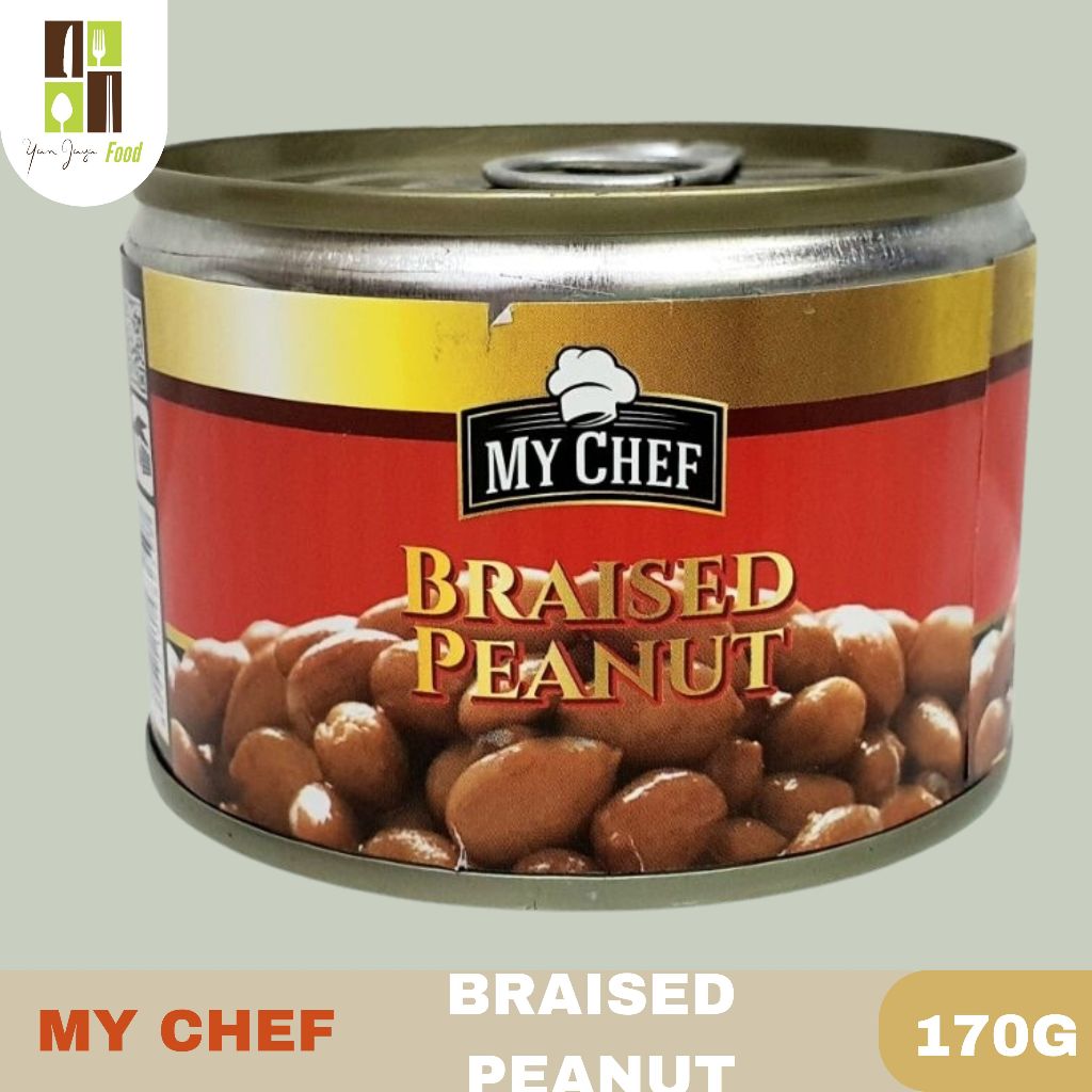

[oddsolshop] pekanbaru/My Chef Braised Peanut 170GR / Kacang Tanah dalam Kaleng