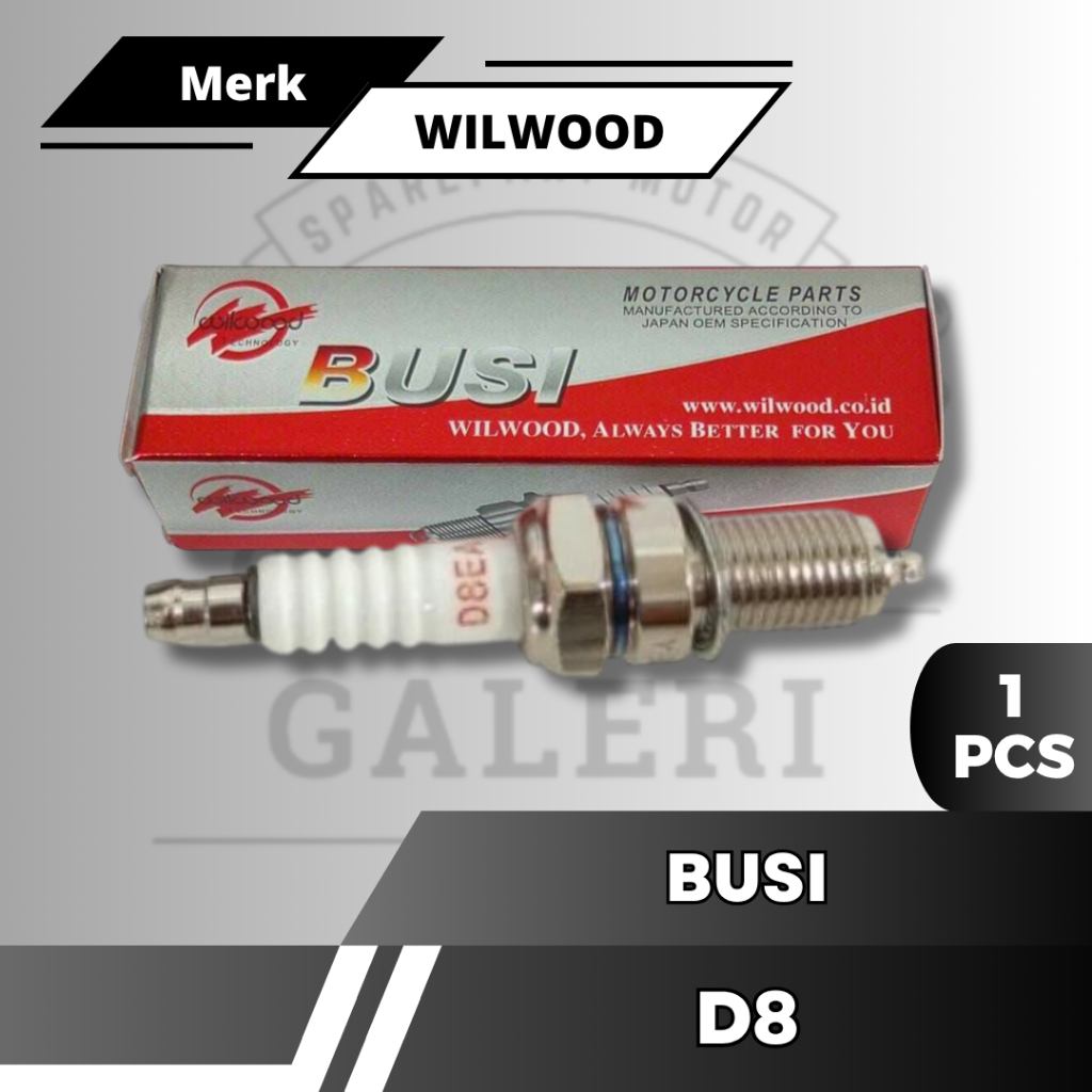 Busi Spark Plug D8 Standar Sepeda Motor GL CB Tiger Mega Pro Scorpio WILWOOD