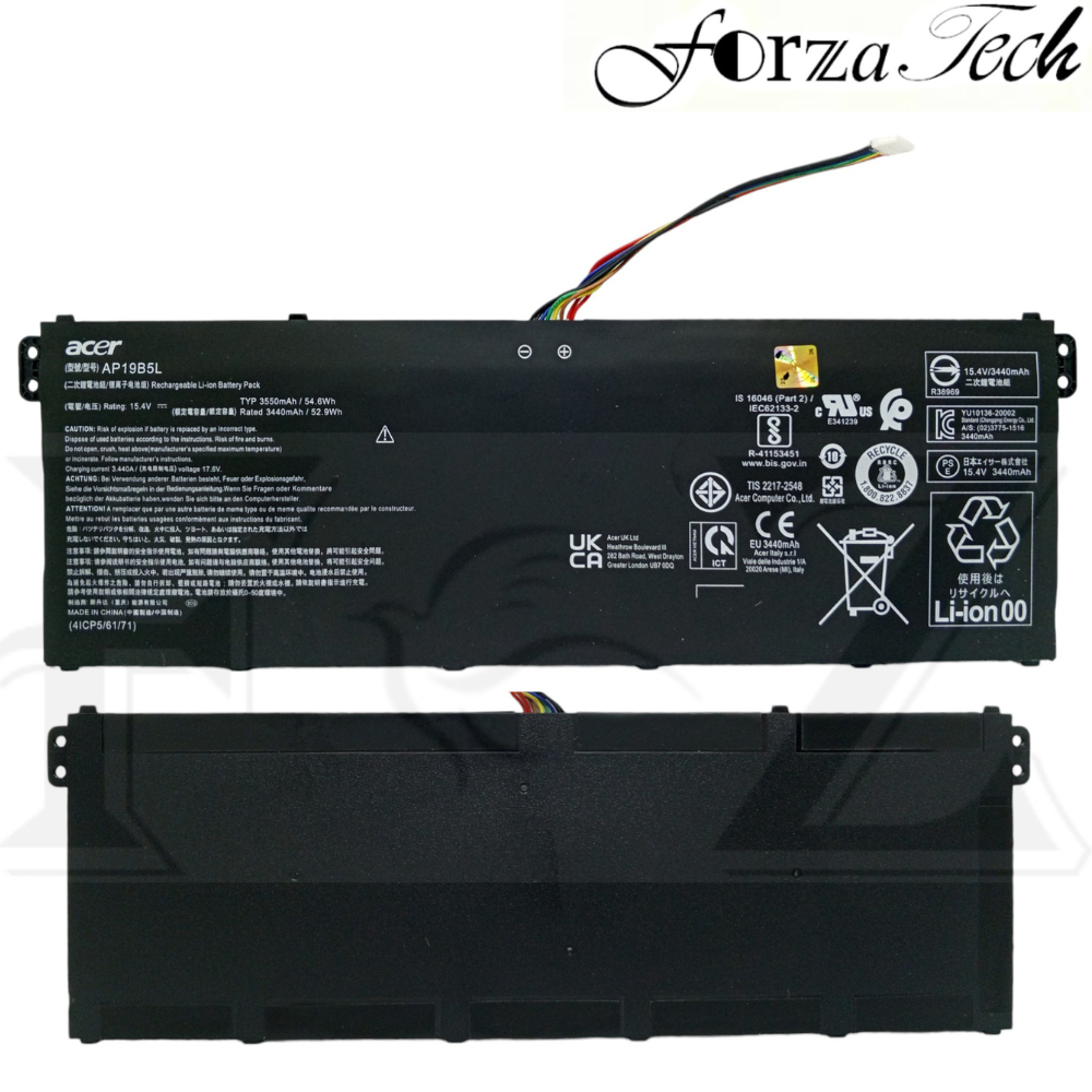 Baterai Baterry Batre Laptop AP19B5L ACER TravelMate P214-52 TMP214-51 TMP214-52 ORIGINAL BERGARANSI
