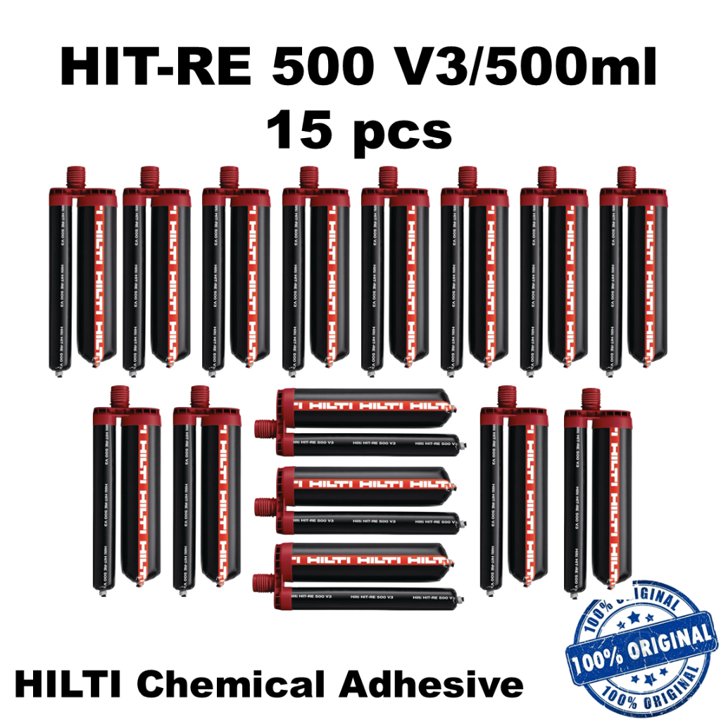 Chemical HILTI HIT RE 500 V3 / 500ml (15 PCS) | HILTI Chemical Angkur