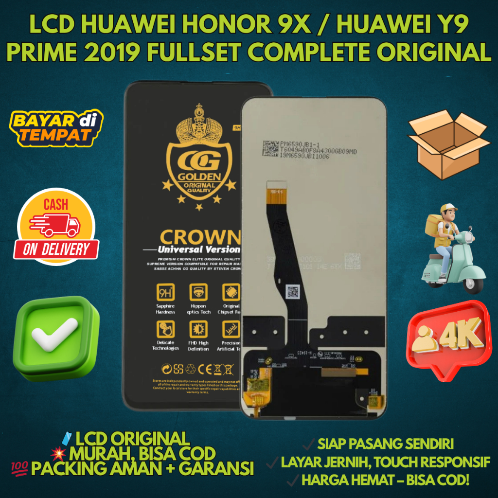 LCD HONOR 9X / HUAWEI Y9S TOUCHSCREEN FULLSET COMPLETE ORIGINAL