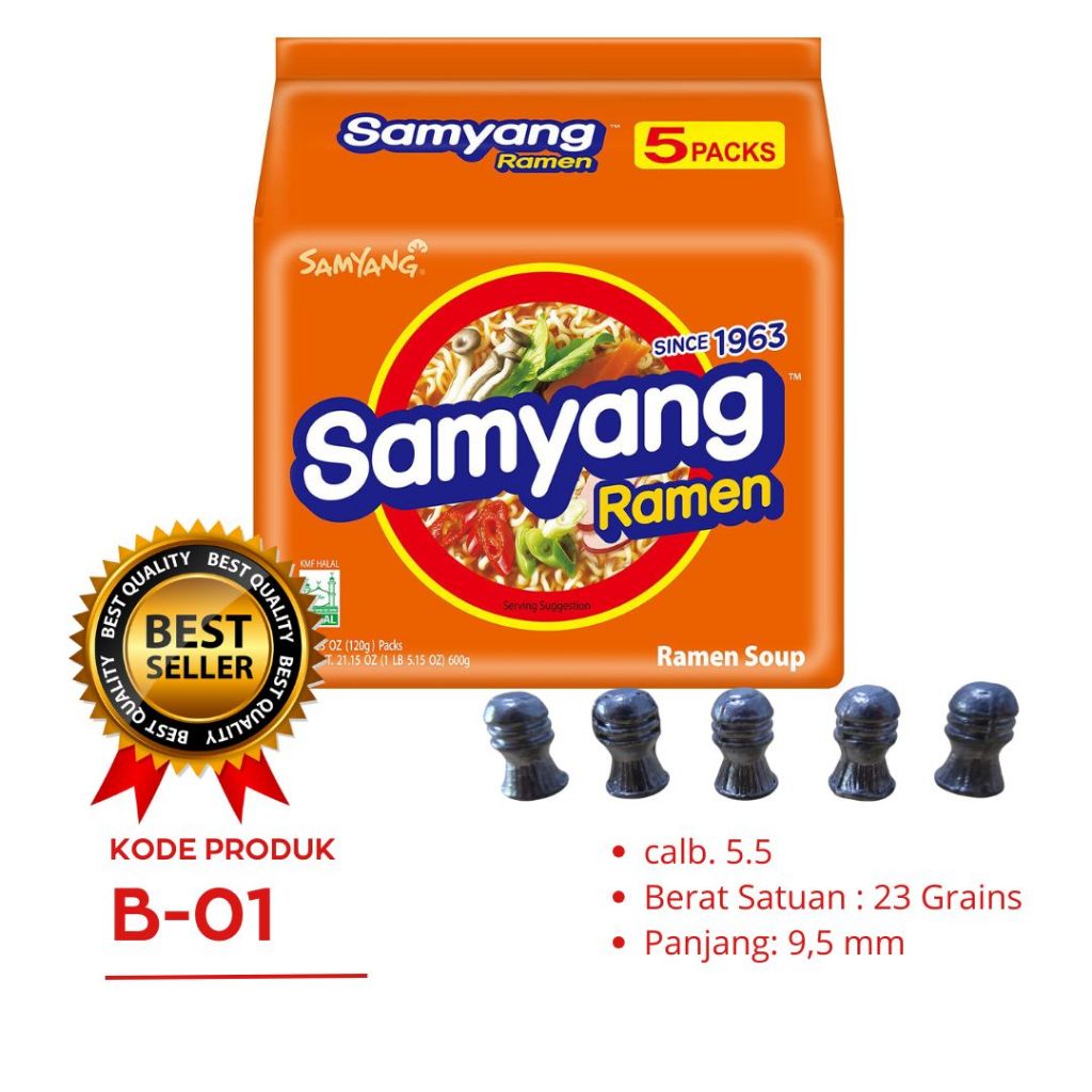 

Mi Mi Samyang 5,5 mm Kiloan spicy