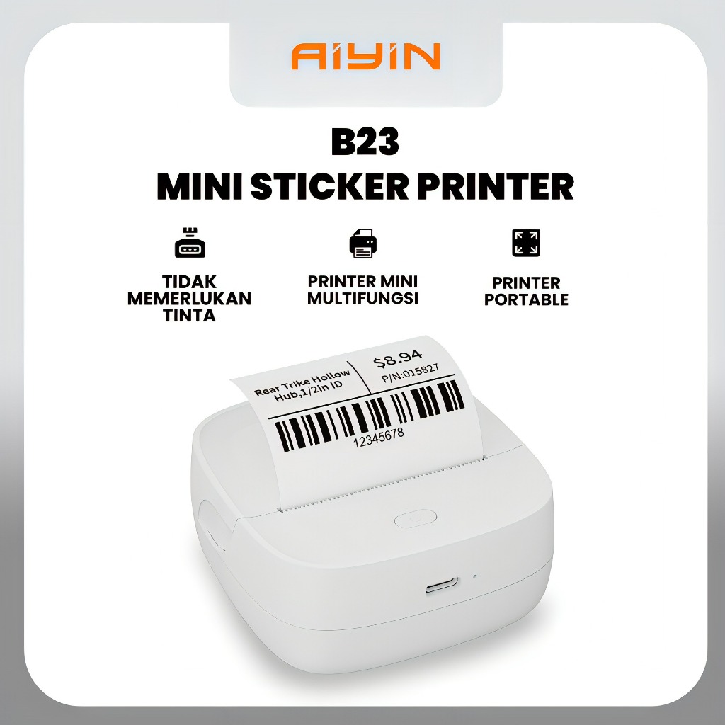 

AiYin B23 - Mini Printer Label Portable