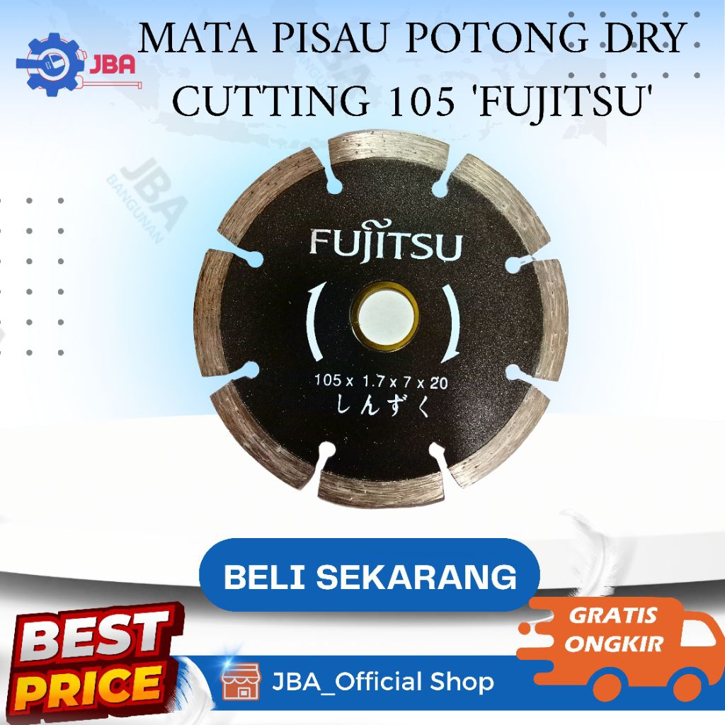 

Mata Pisau Potong Dry Cutting 105 Fujitsu / Mata Pisau Potong Granit