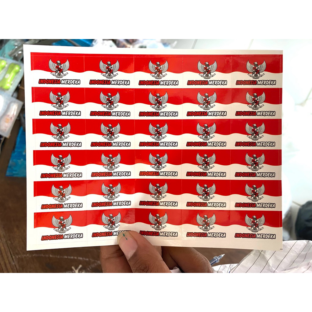 

Sticker Pipi Merah Putih Garuda Indonesia Isi 30pc