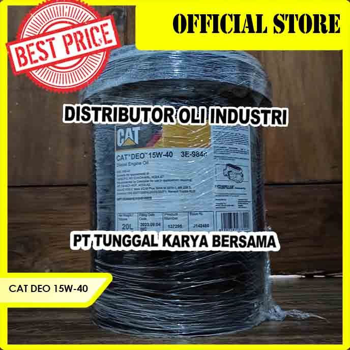 CATERPILLAR CAT DEO 15W-40 ( OLI MESIN DIESEL )