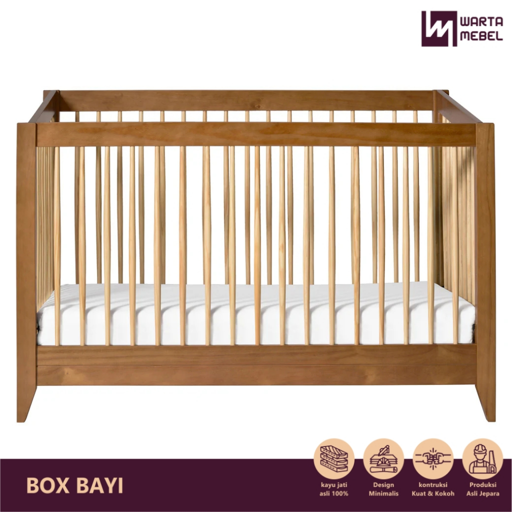 Baby Box Kayu Jati – Ranjang Bayi Elegan Handmade