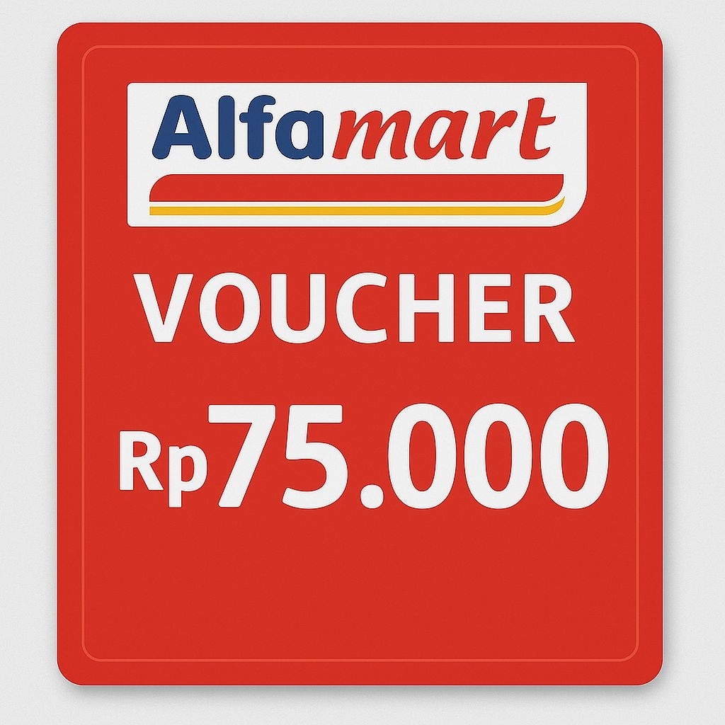 Voucher Alfamart Rp75.000
