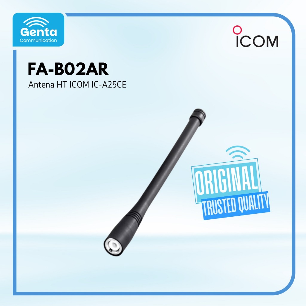 ANTENA HT ICOM FA-B02AR FAB02AR FA B02AR / HT ICOM IC-A25CE IC-A16 ANTENA HT ICOM 100% ORIGINAL BARU