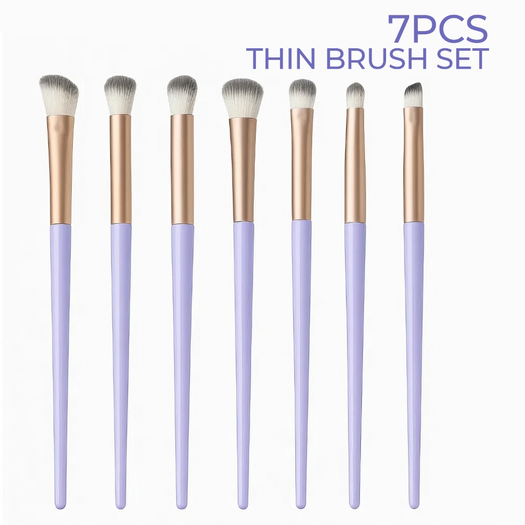 Set Brush Blanding Eyeshadow Detail Mata Kuas Make Up Eyeliner Bulu Super Halus BR-4115