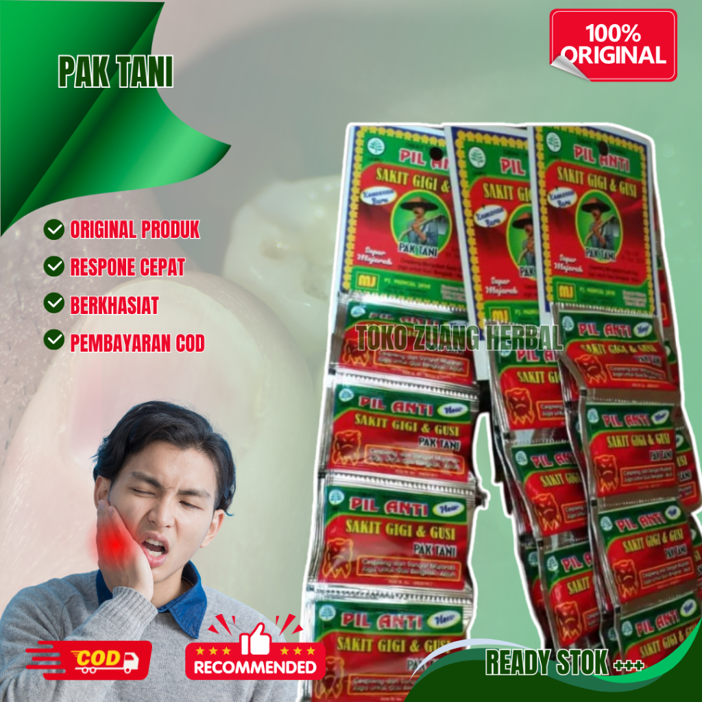 

Pil Sakit Gigi Pak Tani Original