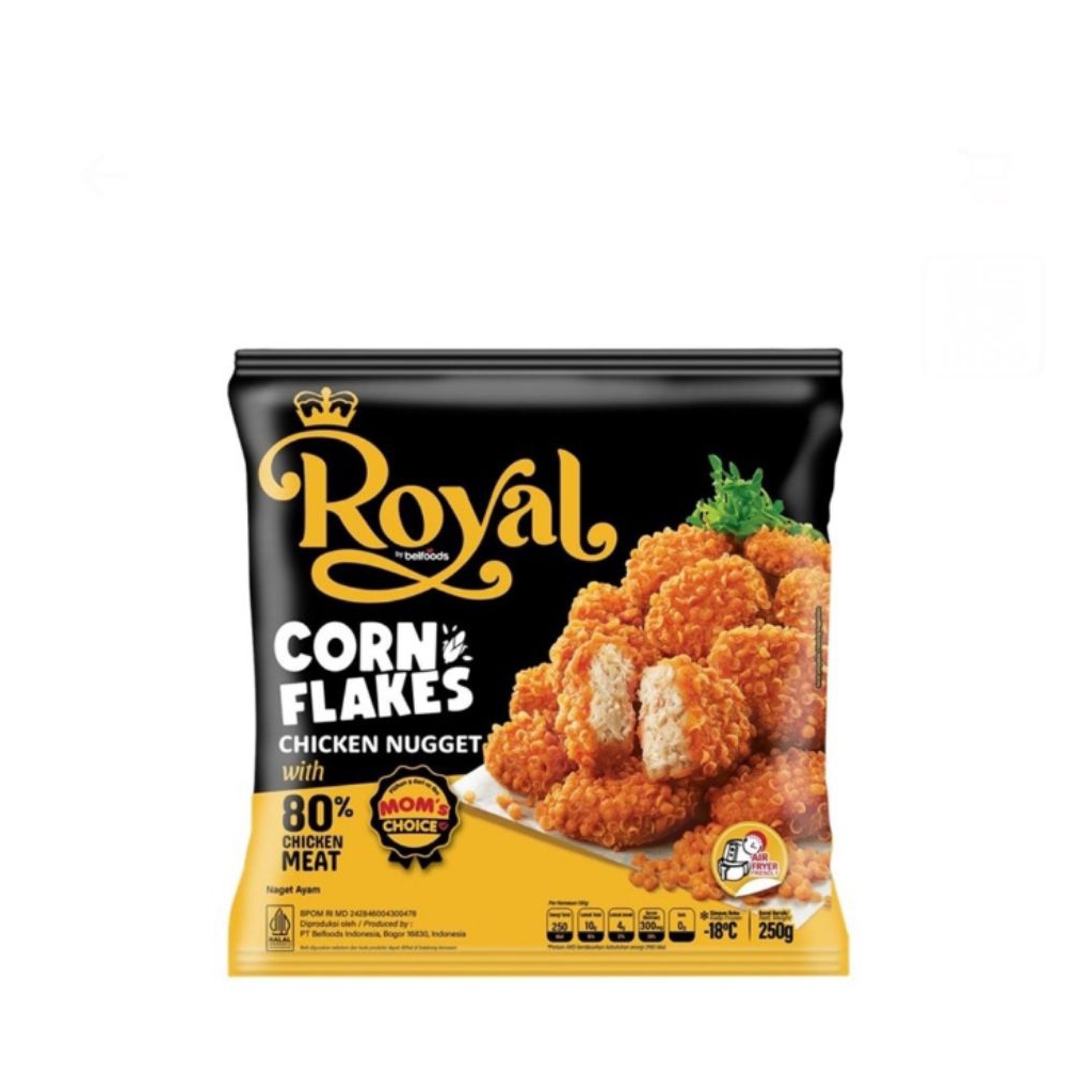 

royal chicken nugget cornflakes 250 gram