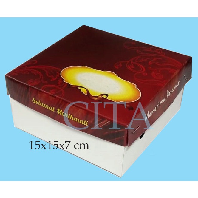 

Dus nasi / dus snack 350gr 15x15x7