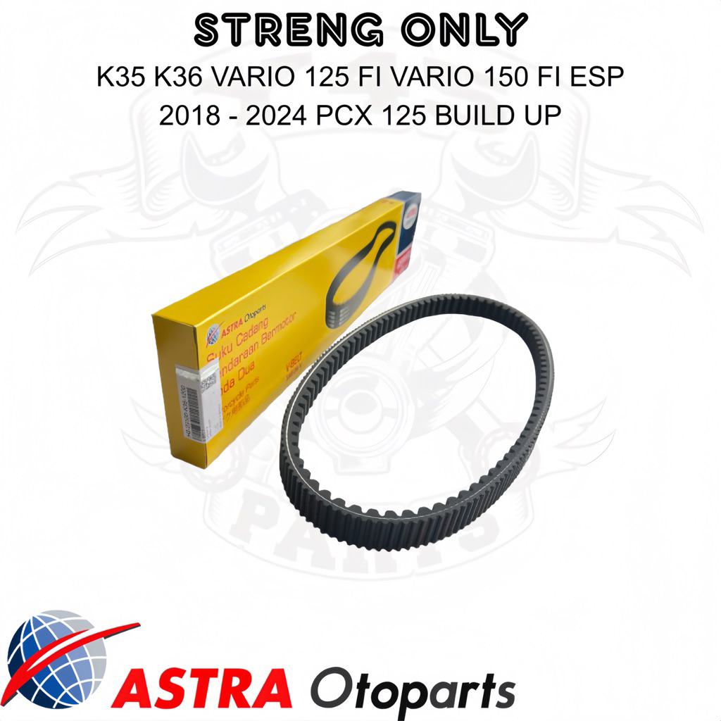 STRENG V BELT VANBELT ASPIRA BANDO ORI K35 K36 VARIO 125 VARIO 150 PCX 125 PCX 150 ADV 150 ASTRA OTO
