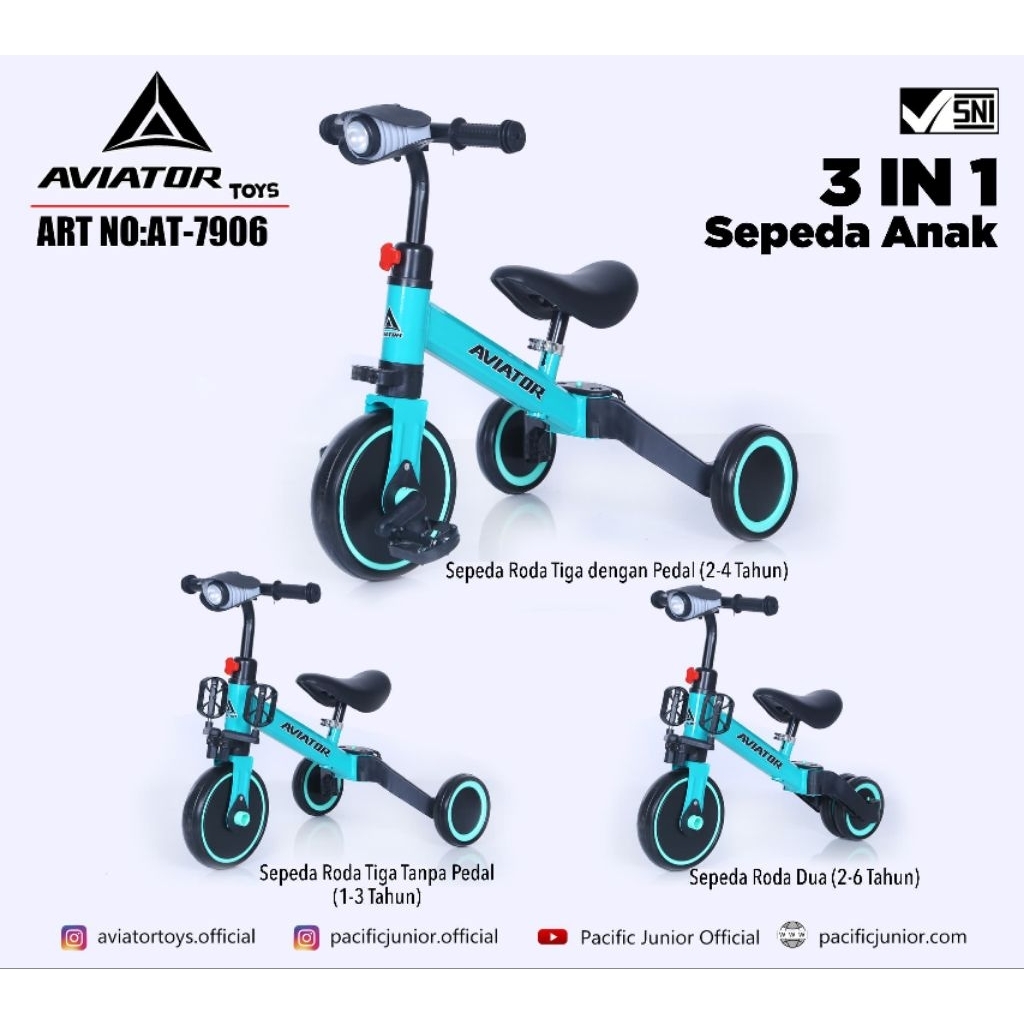 BALANCE BIKE AVIATOR AT- 7906