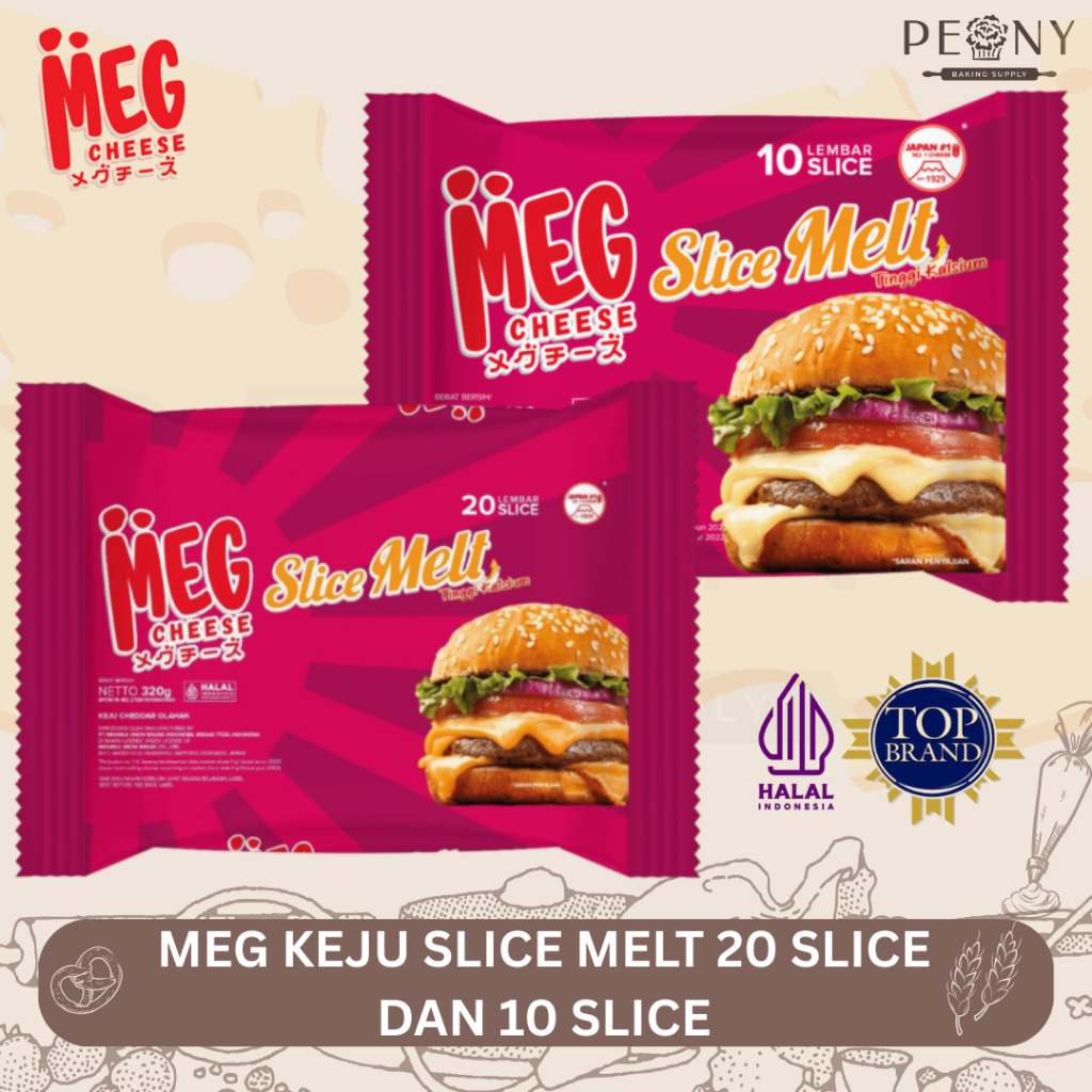

MEG CHEDDAR SLICE MELT 20 SLICE DAN 10 SLICE/CHEESE SLICE MELT
