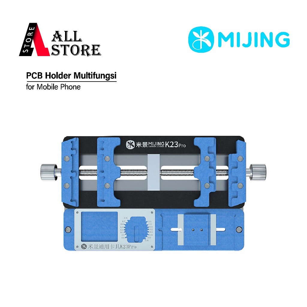 Penjepit PCB Universal MIJING K23 Pro | Double Shaft Jig untuk Soldering IC & Motherboard iPhone/Sam
