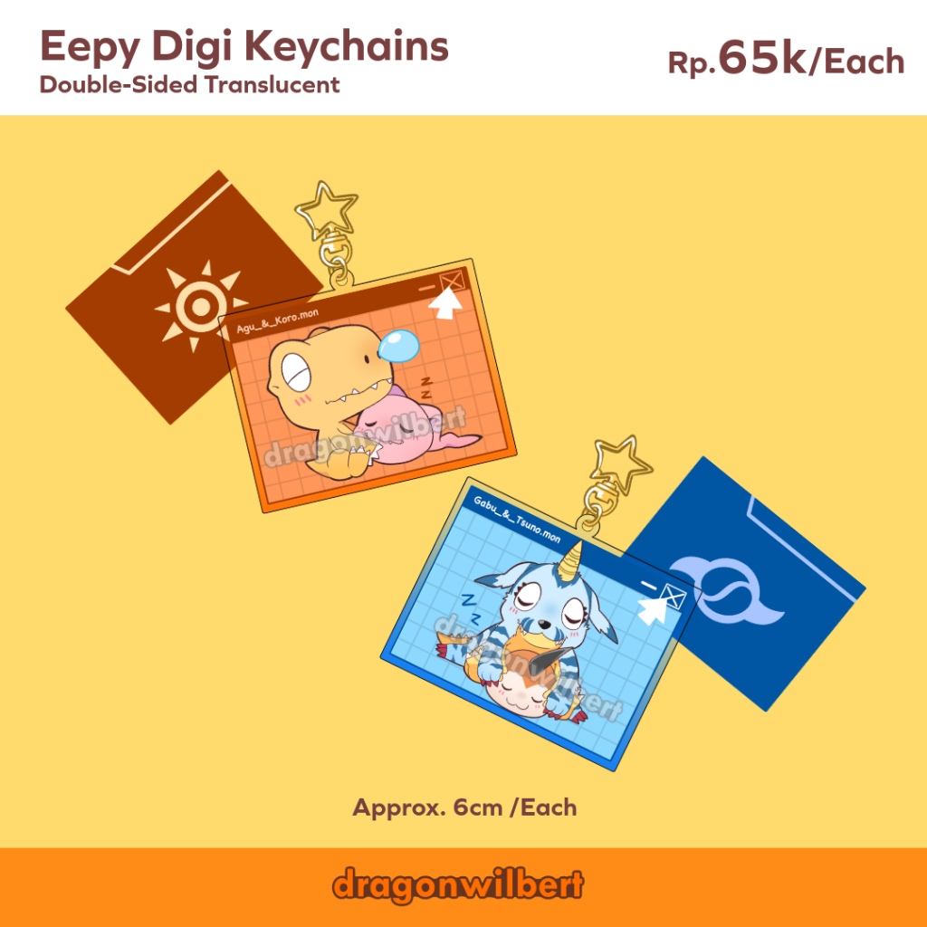 

DRGW - Digimon Eepy Keychains