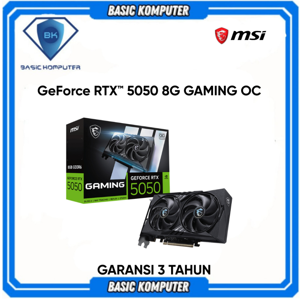 VGA MSI GeForce RTX 5050 8G GAMING OC RTX5050