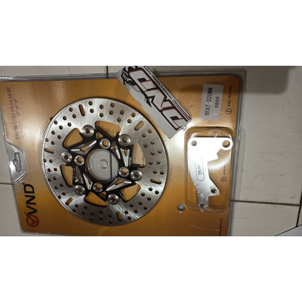 VND Disc vnd beat ak 66 220mm cnc floating/Disc vnd beat ak66 260mm cnc floating/Piringan cakram dep