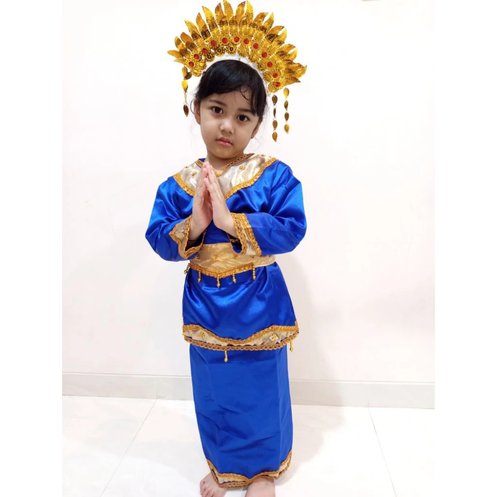 Baju Padang dan Suntiang Sunting Padang Aksesoris Anak Perempuan TK SD