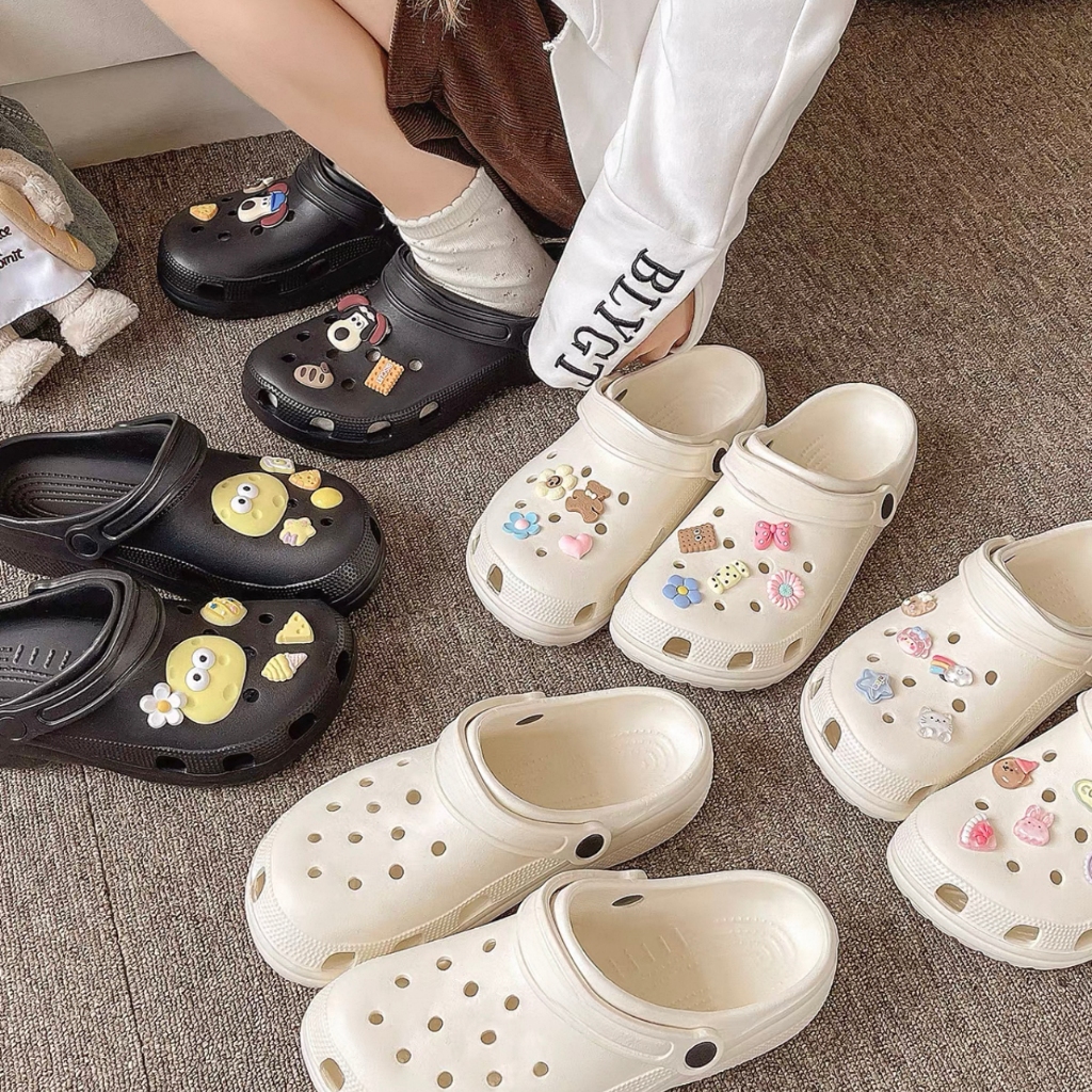 Komin Sandal Kodok Sepatu Karet Wanita Wedges Wanita Sandal Pesta Wanita Sandal Lucu