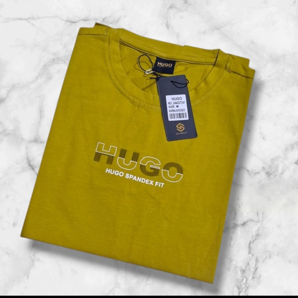 Kaos Oblong Hugo Selection Pria Original Terbaru