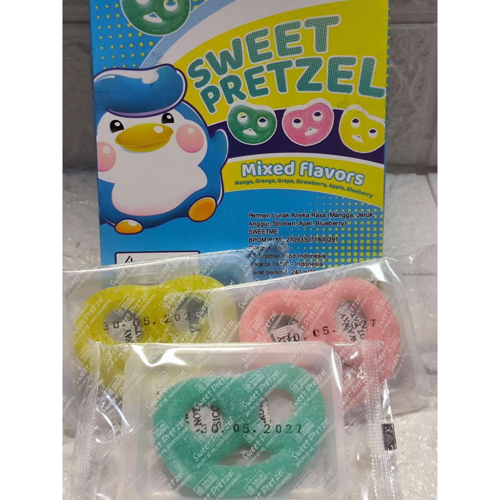 

SWEET ME PERMEN LUNAK PRETZEL ISI 20