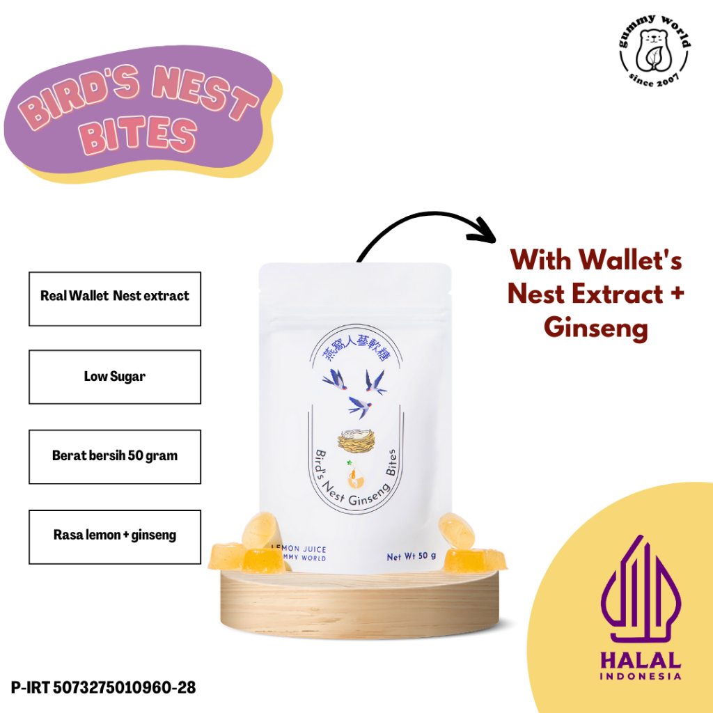 

Gummy Bird's Nest Ginseng - Vitamin Gummy Bites (Buy 1 Get 1)