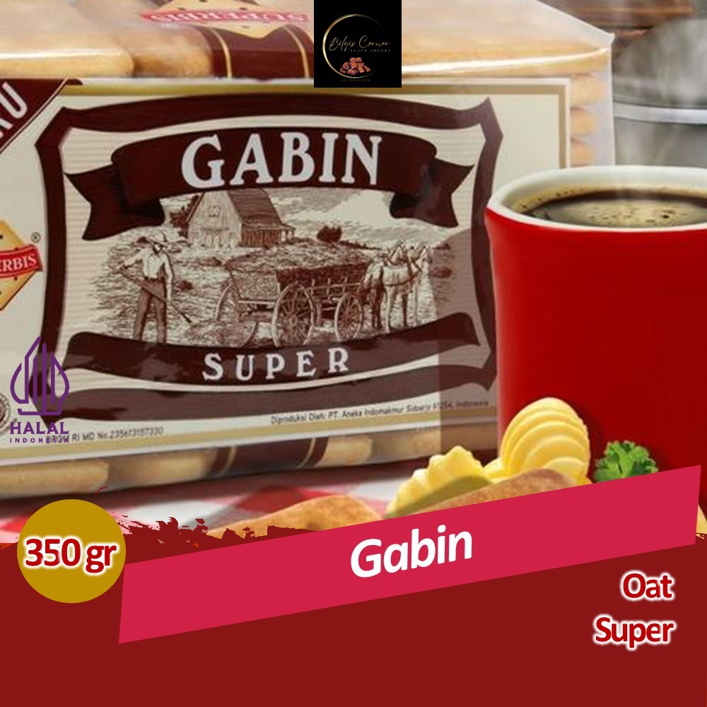 

Biscuit Gabin Super dan Biscuit Gabin Oat 350gram