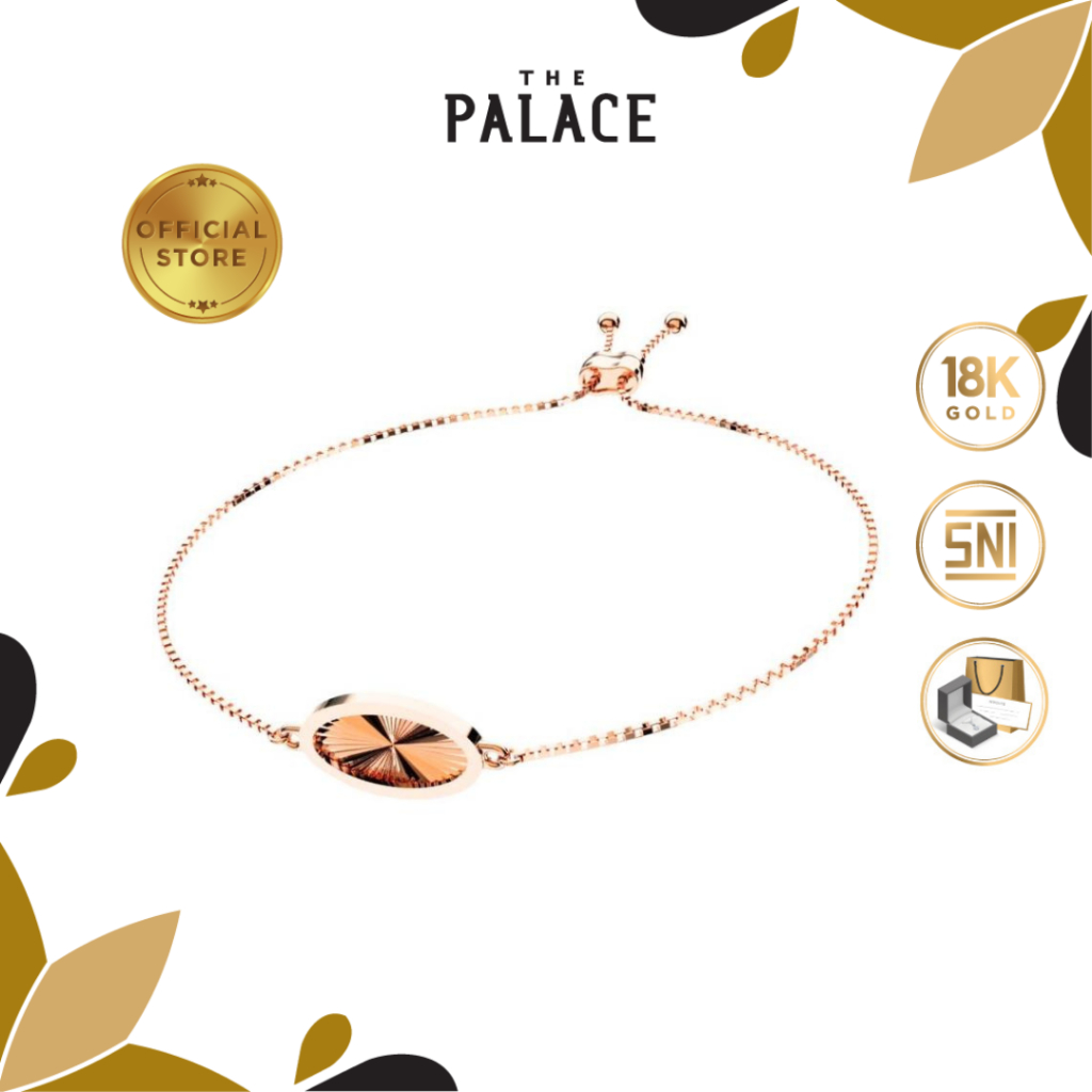 Hala Gold Plain Bracelet / Gelang Tangan