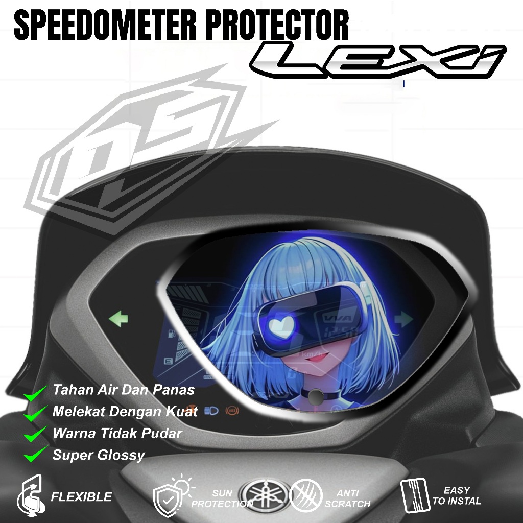03 STICKER PELINDUNG SPEEDOMETER LEXI OLD-STICKER ANTI GORES SPEEDOMETER LEXI OLD