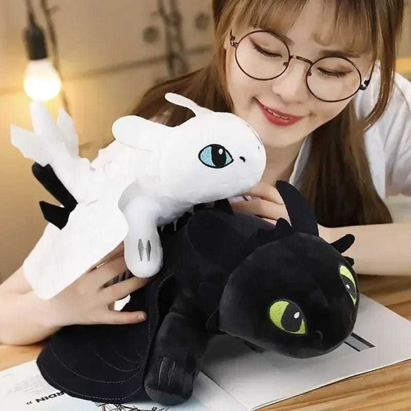 Boneka How To Train Your Dragon Toothless Plush Toy - Black Boneka Nusantara