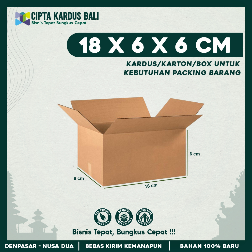 

Kardus Packing 18x6x6 | Box packing | Karton Packing