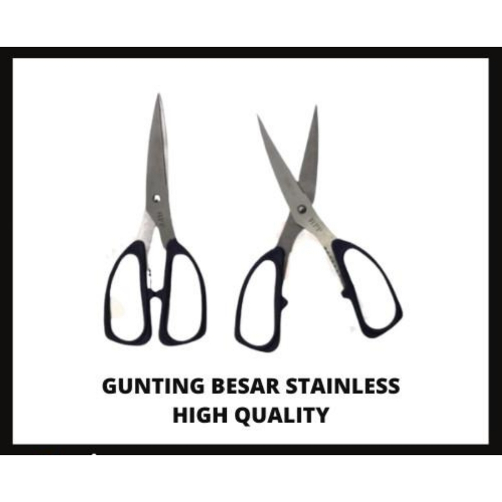 

Gunting Kertas Besar Stainless Alat Serbaguna Kantor Rumah Scissor