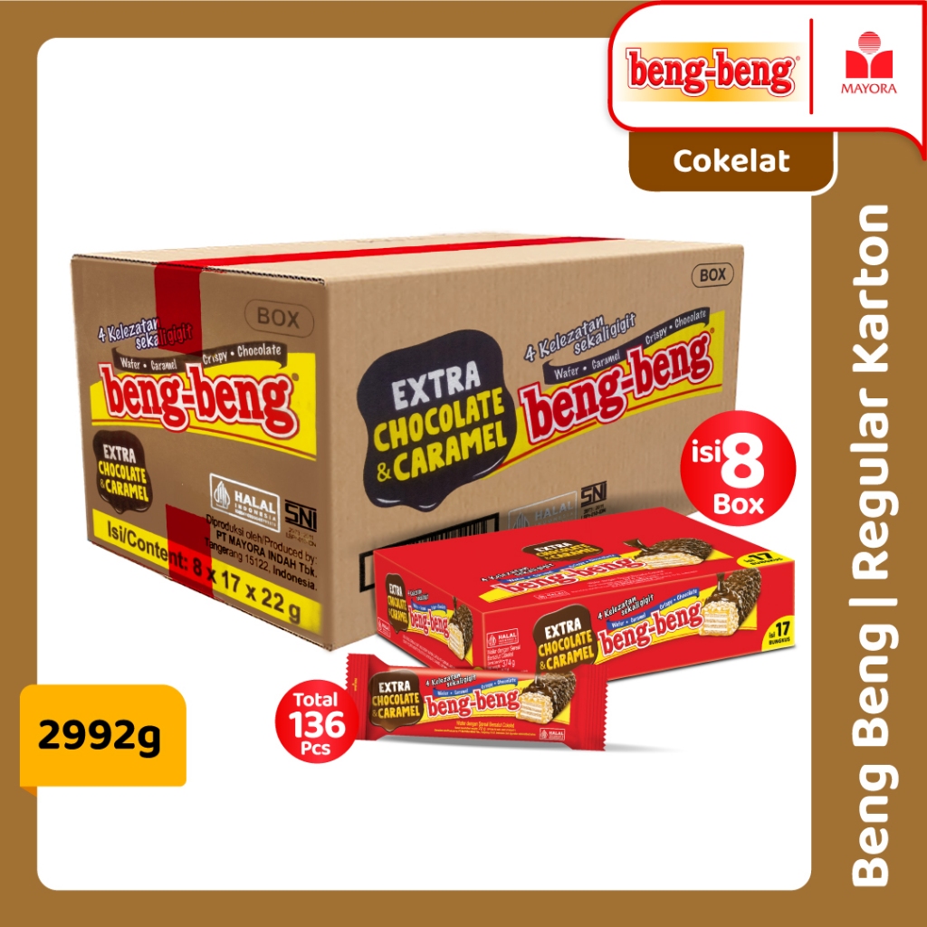 

Wafer Coklat Beng Beng Regular 17 Pcs - Karton