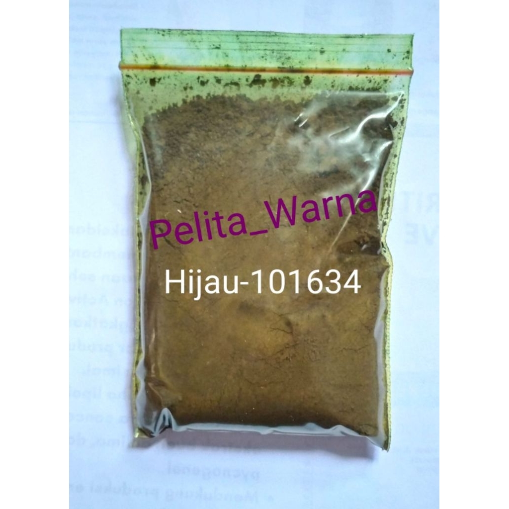 

DIJAMIN ORI !!! Pewarna Larut minyak hijau/solvent green special-101634 25gr merek coloursea