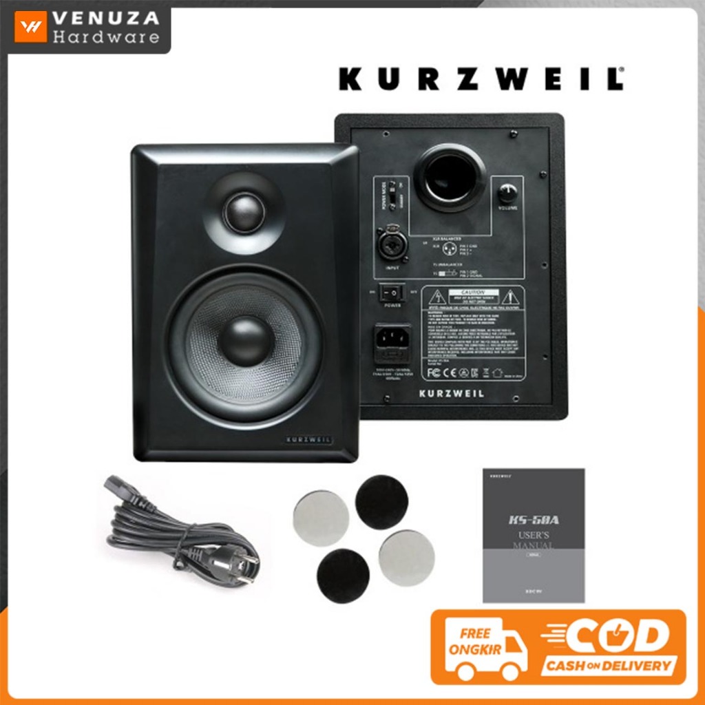 Kurzweil KS-50A Speaker Monitor Super Like New Fullset