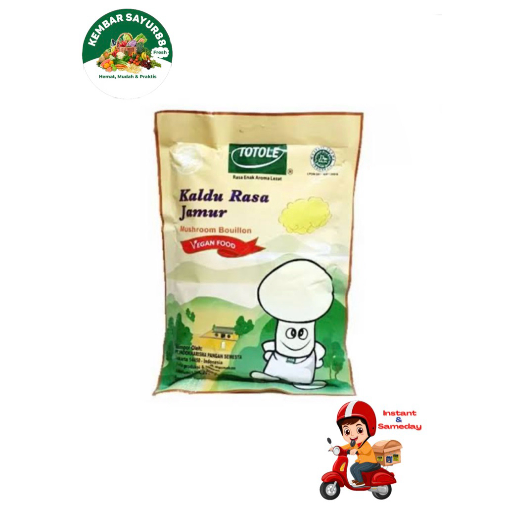 

Totole Kaldu Jamur 80gram-kemasan 40gram penyedap masakan totole.