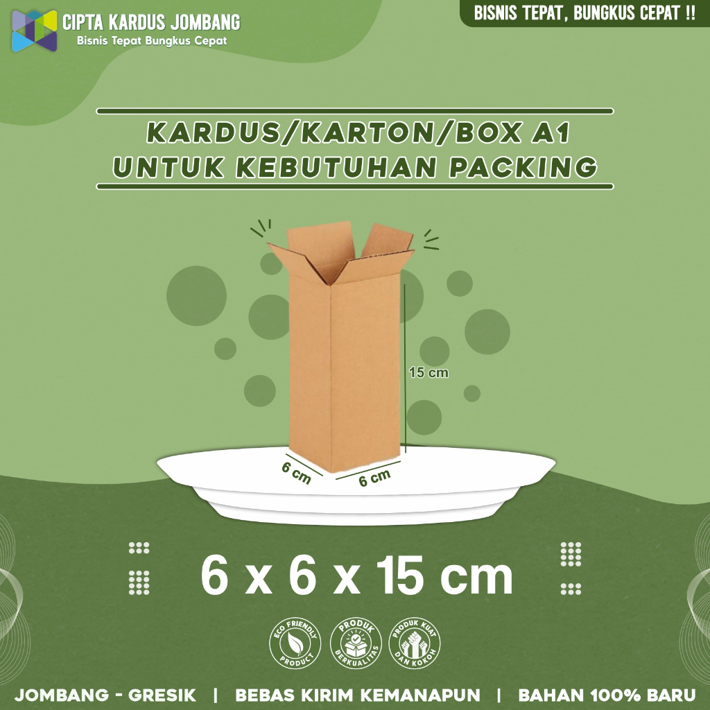 

Kardus Packing 6x6x15 | Box packing | Karton Packing