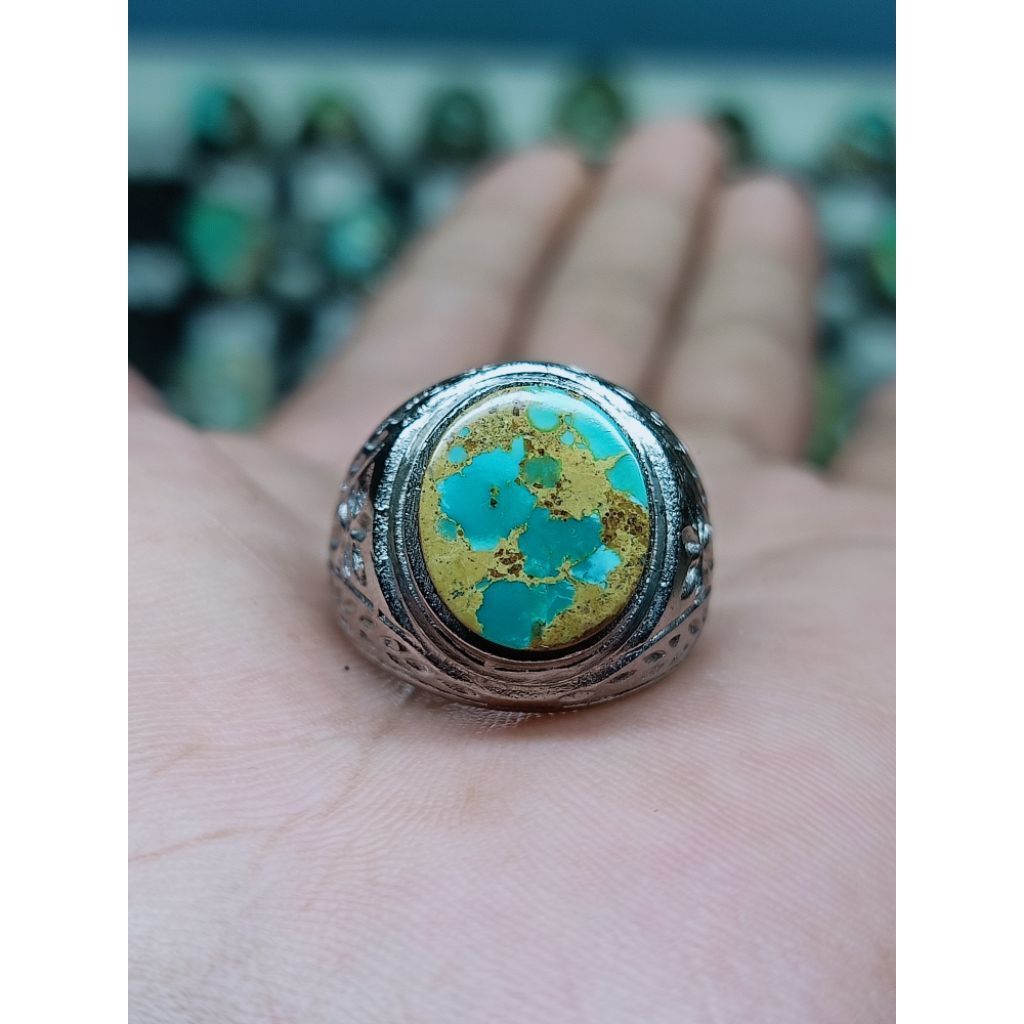 natural pirus Persia urat emas