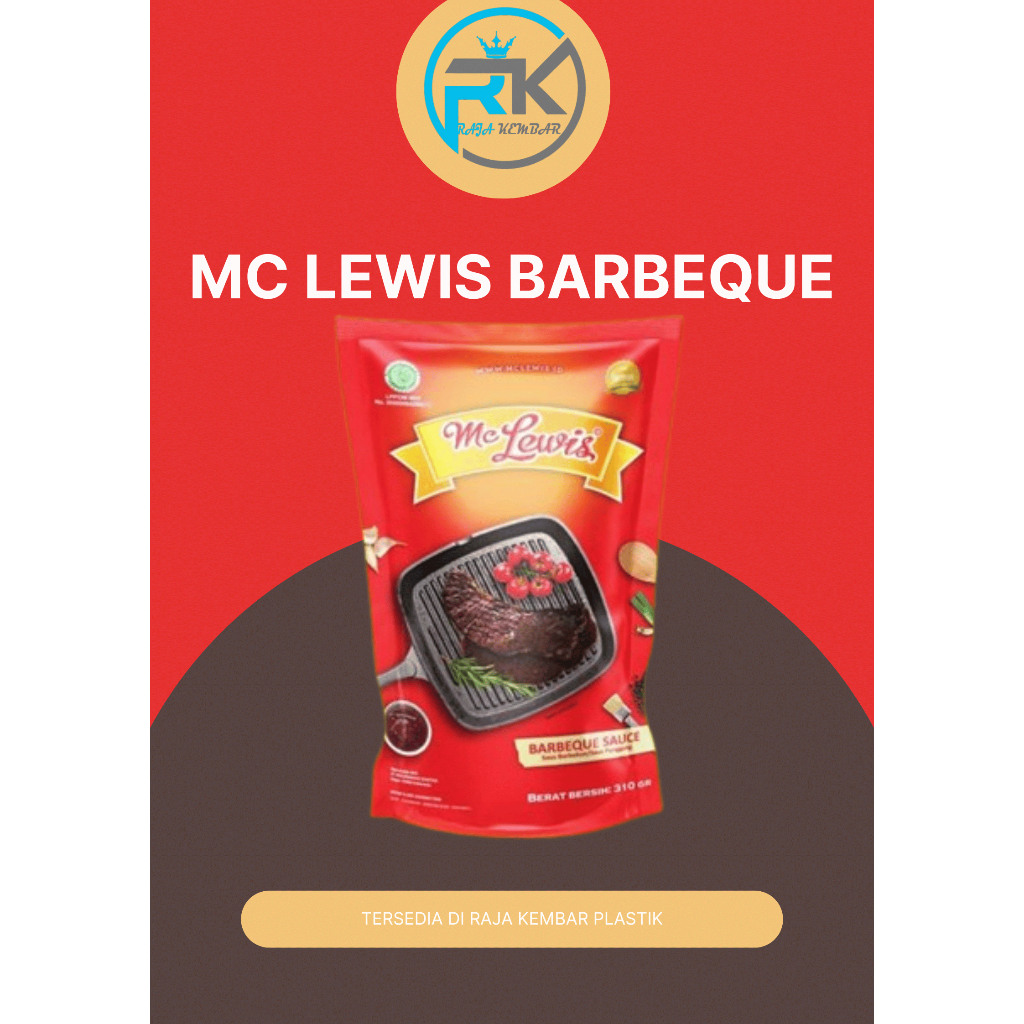 

MC LEWIS SAUS BARBEQUE 310 GR, 1 KG