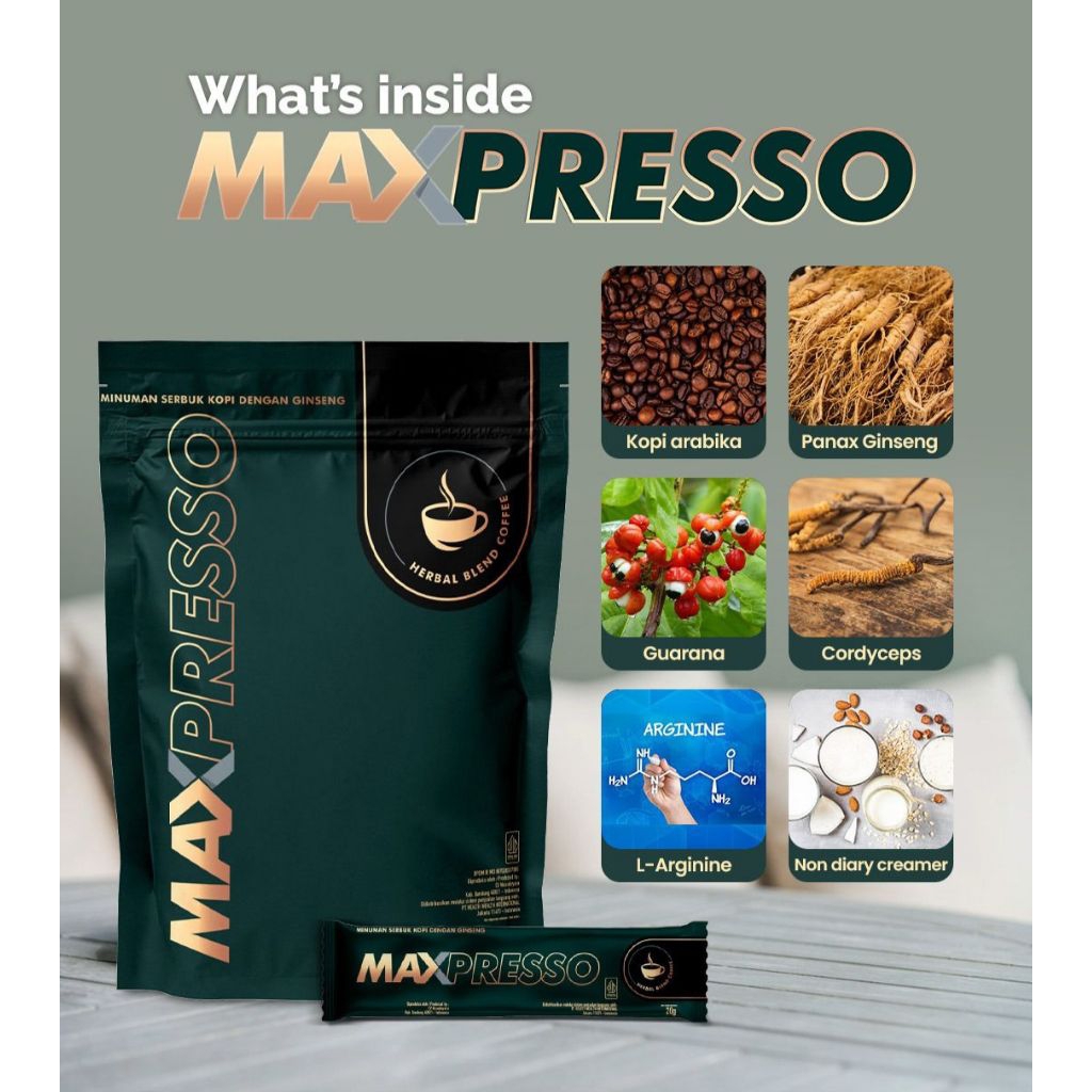 

MAXPRESSO HWI || Maxpresso Coffe Arabica untuk stamina pria