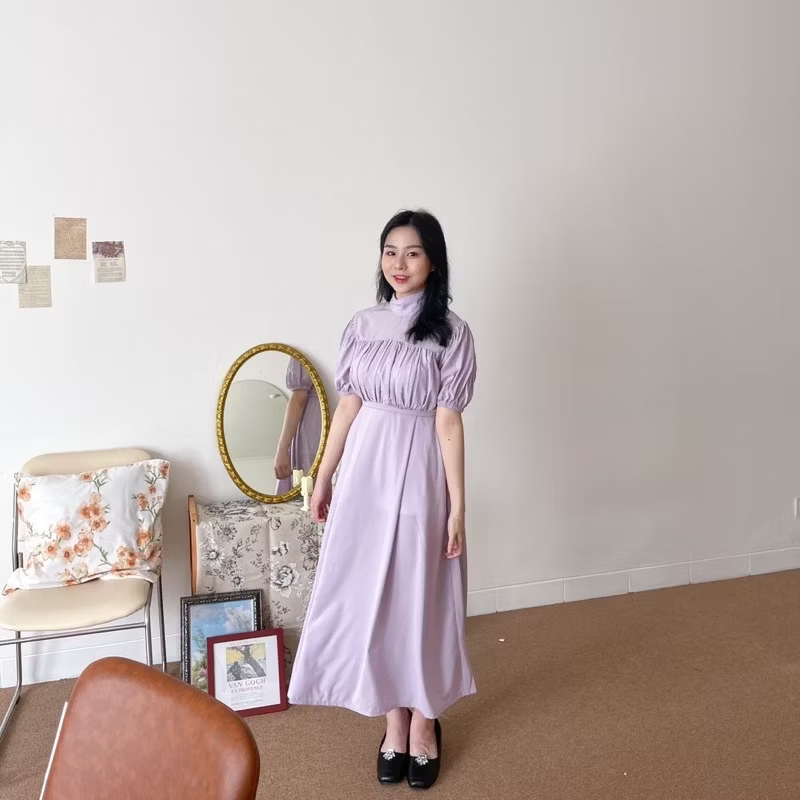 [PRELOVED] Ninette - Haebin Dress Lilac Size M