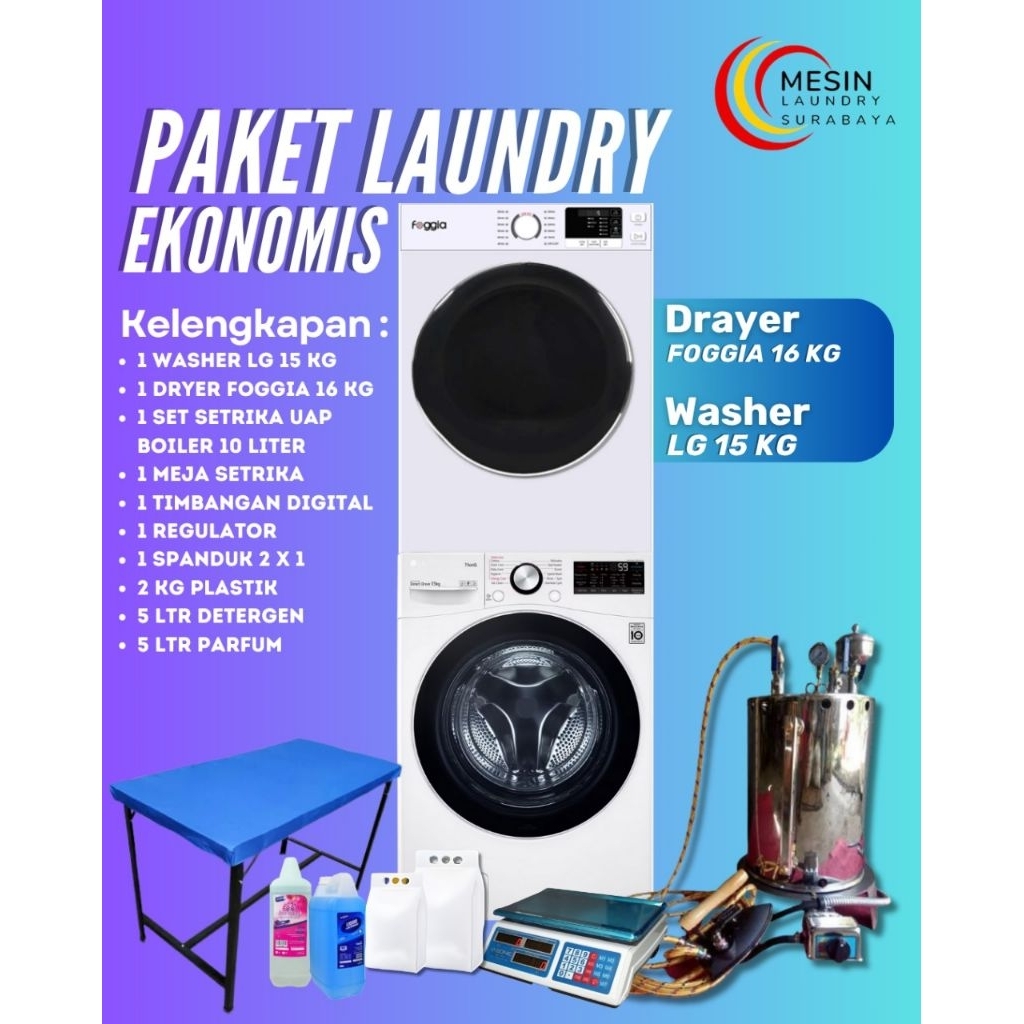 Paket Usaha Laundry Pemula 2
