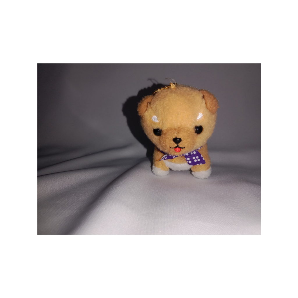 Dog Plush Keychain Boneka Gantungan Kunci Plushie Anjing Amuse Yell Sunlemon
