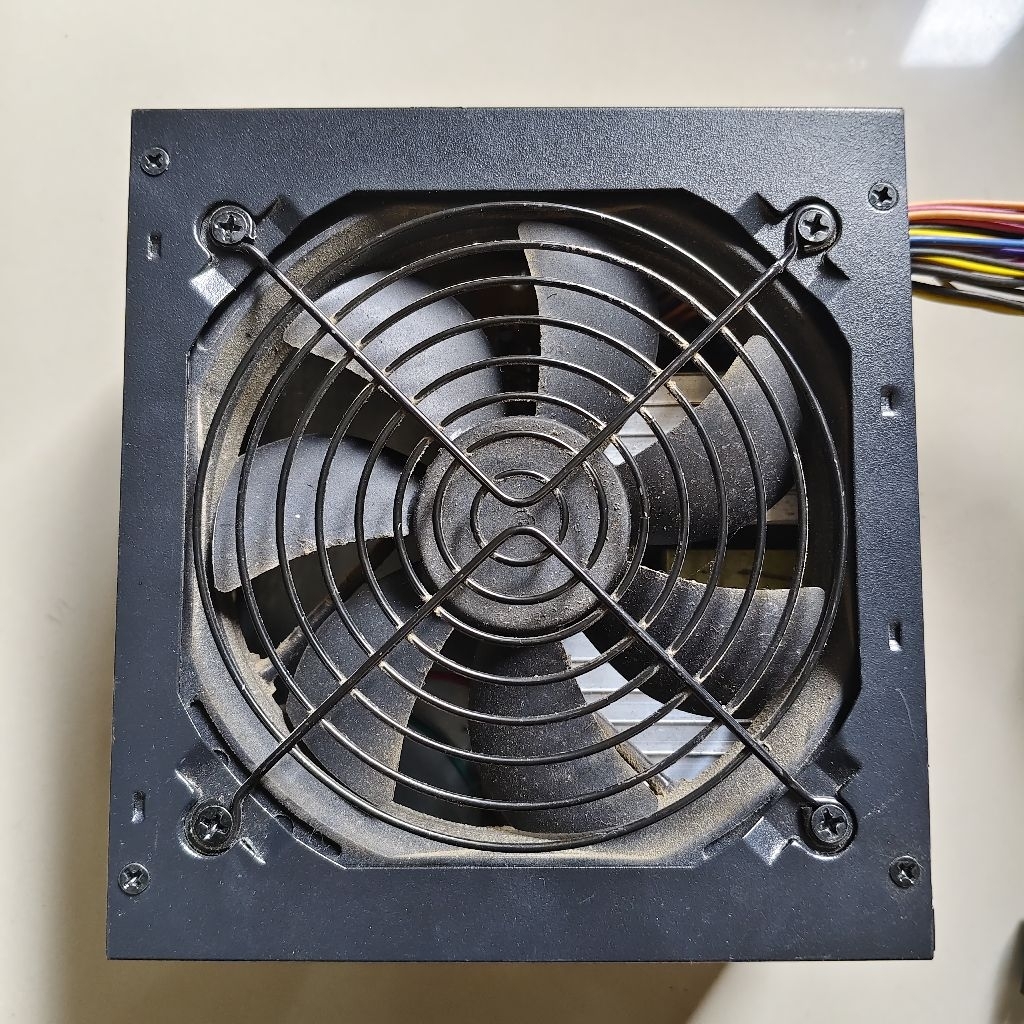 PSU Power Supply Power Supply PC Computer SPC Model Black Series cabutan normal tested hidup Kabel A