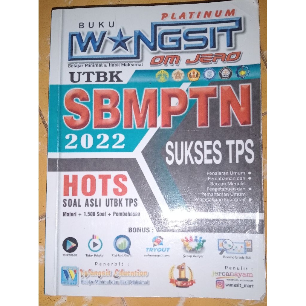 Wangsit Om Kero UTBK SBMPTN 2022 TPS