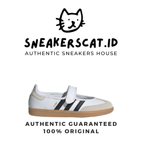 ADIDAS SAMBA JANE WHITE BLACK GUM